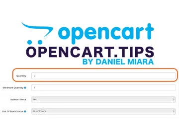 Ukryj produkt gdy brak na magazynie Opencart 2