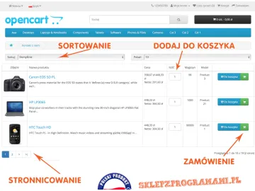 Szybko dodaj produkty do koszyka Opencart
